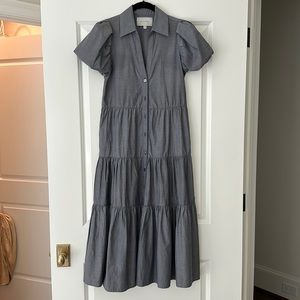 Brochu Walker The Havana Midi Dress Size XS in Washed Slate